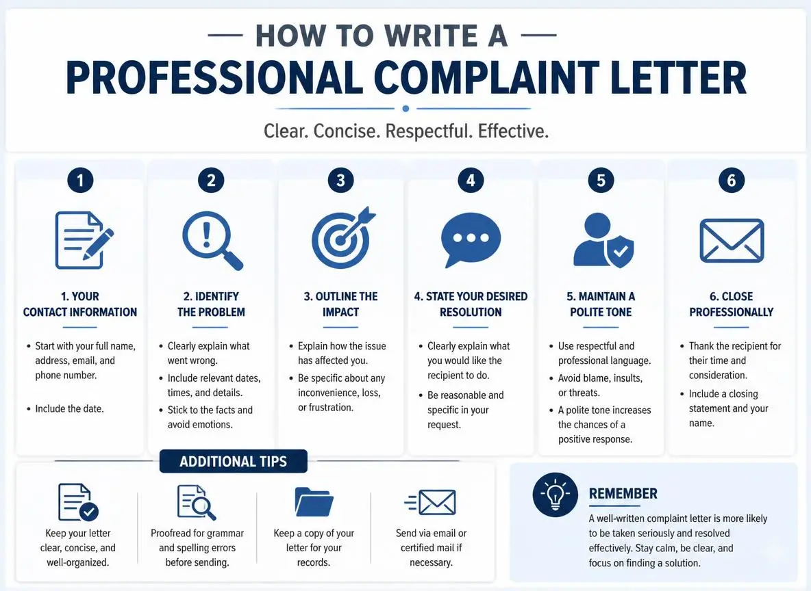 How to Write a Professional Complaint Letter