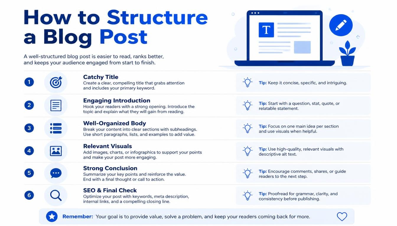 How to Structure a Blog Post